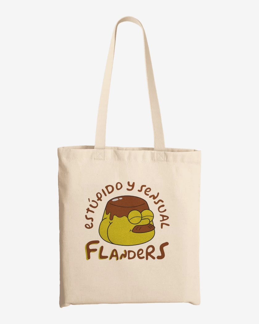 Totebag Estúpido y Sensal Flanders