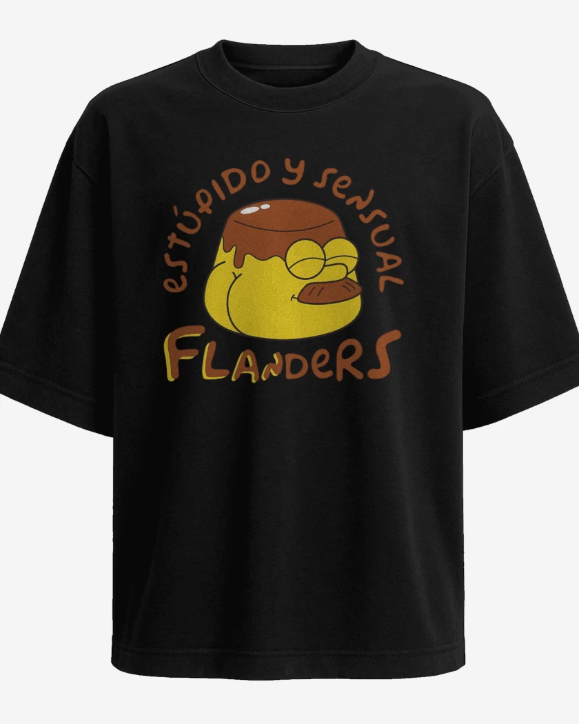 Polera Oversize Estúpido y Sensal Flanders