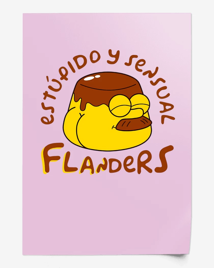 Print Estúpido y Sensal Flanders