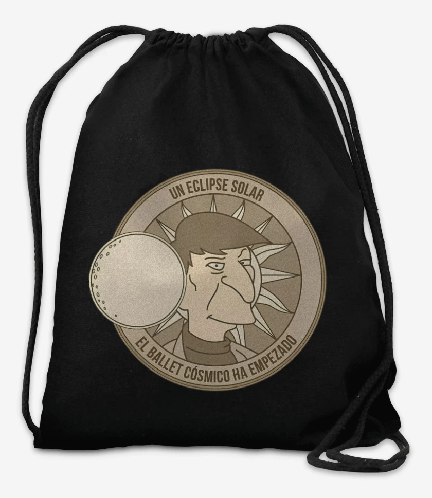 Mochila Negro de Eclipse Solar