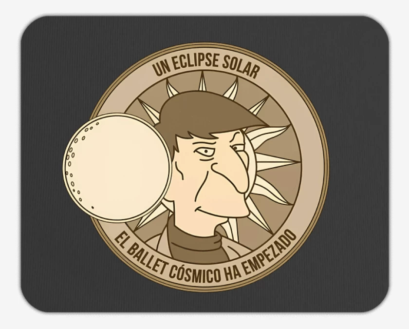 Mousepad Carbon de Eclipse Solar