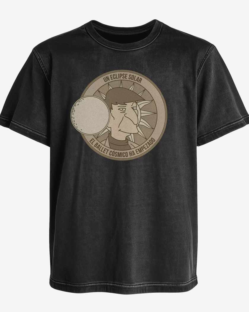Polera desgastada Eclipse Solar