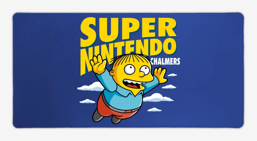 Mouse pad Gamer Azul Rey de Super Nintendo Chalmers