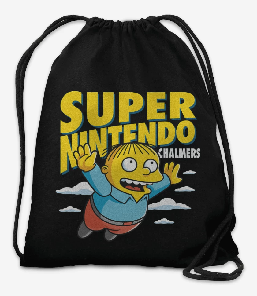 Mochila Negro de Super Nintendo Chalmers