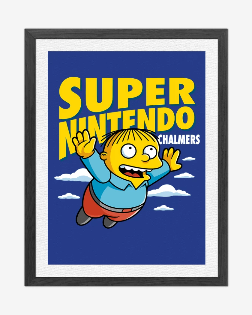 Cuadro decorativo Azul Rey de Super Nintendo Chalmers