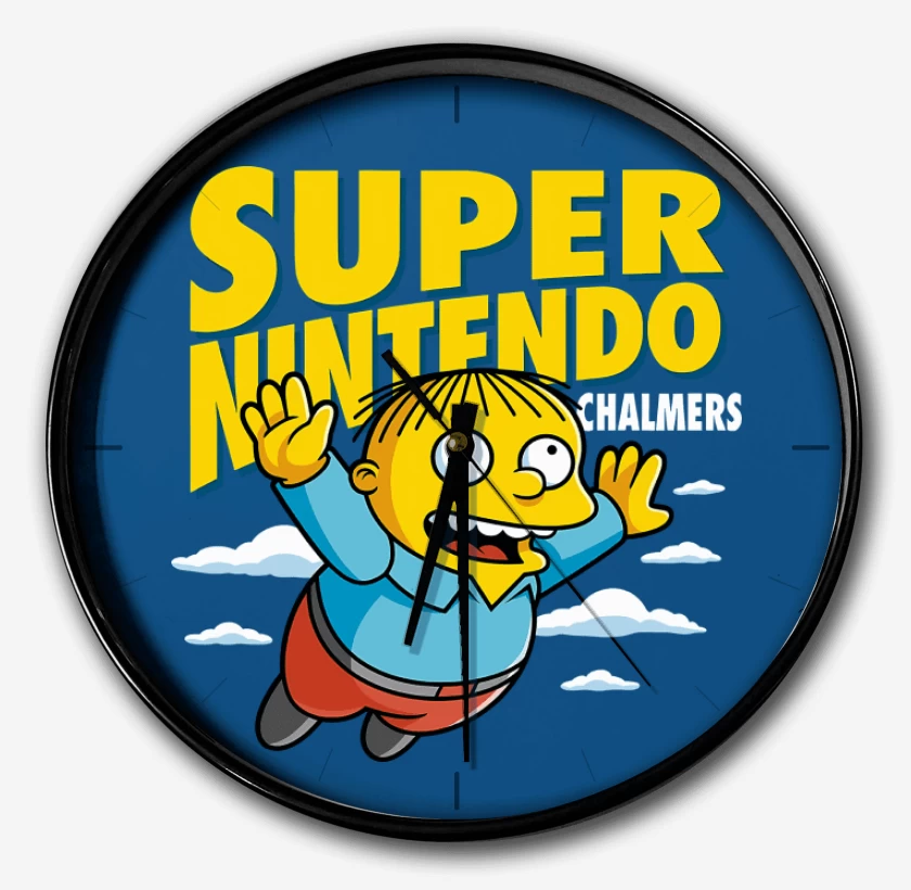Reloj Azul Rey de Super Nintendo Chalmers
