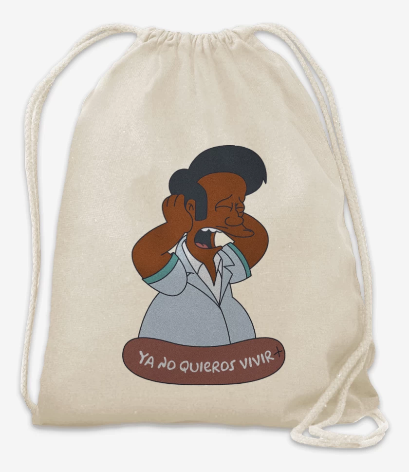 Mochila Blanco de Ya No Quieros Vivir