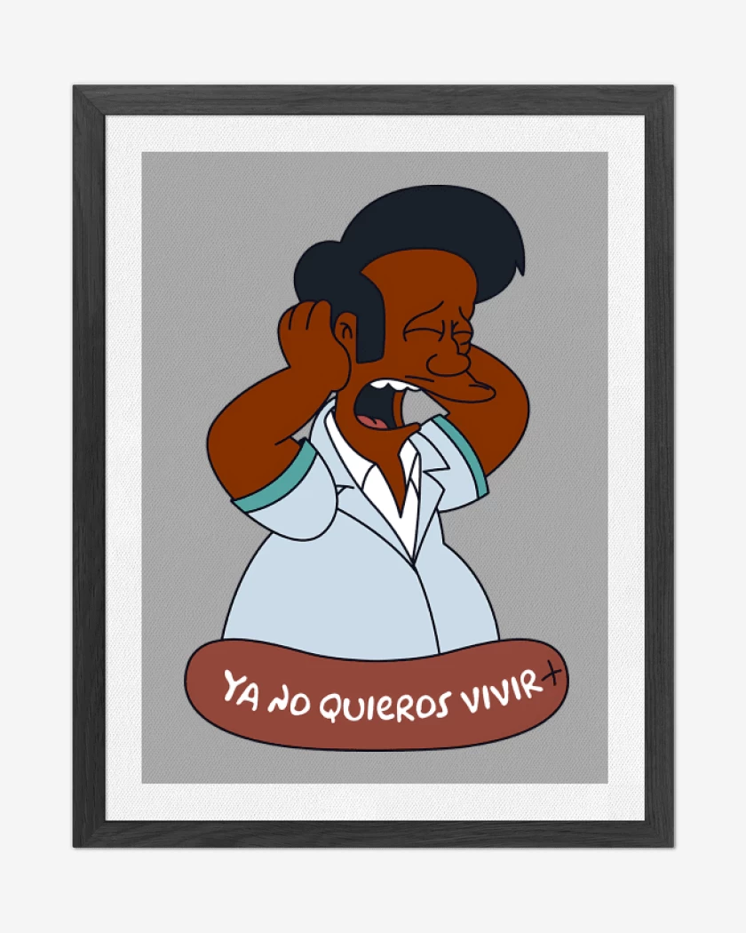 Cuadro decorativo Gris Melange de Ya No Quieros Vivir