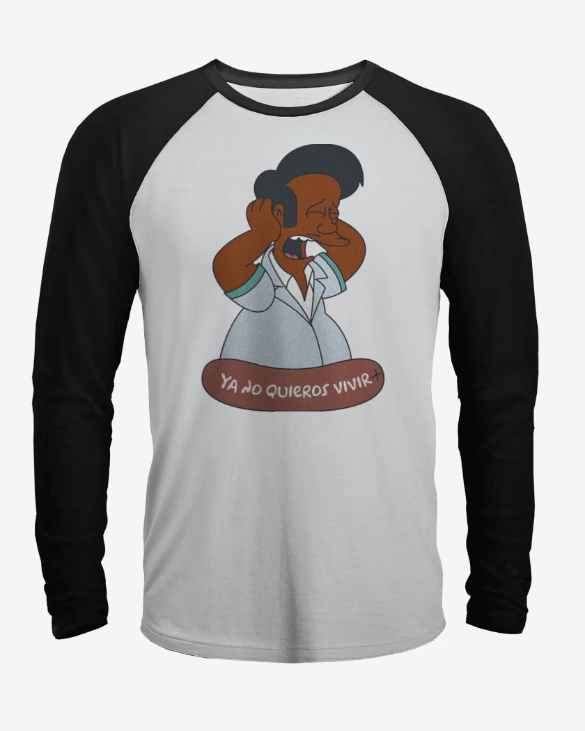 Polera Raglan Ya No Quieros Vivir