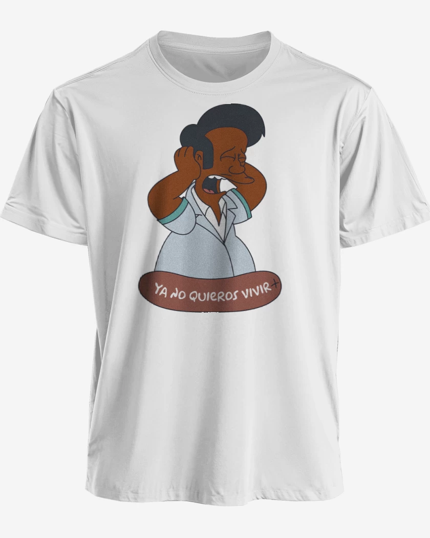 Polera premium Blanco de Ya No Quieros Vivir