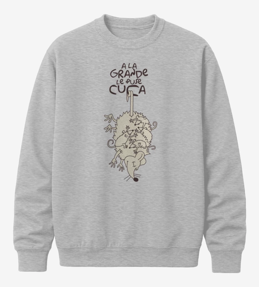 Poleron polo Gris Melange de Cuca