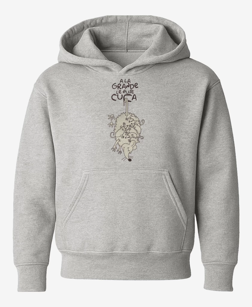 Poleron de niño Gris Melange de Cuca