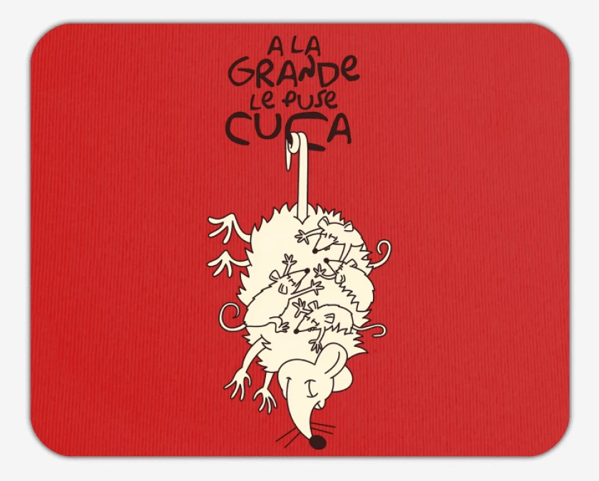 Mousepad Rojo de Cuca