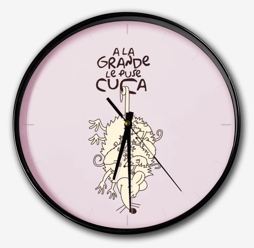 Reloj Rosa Pastel de Cuca