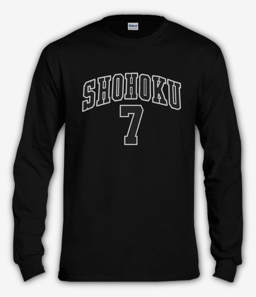Polera manga larga Negro de Shohoku 7
