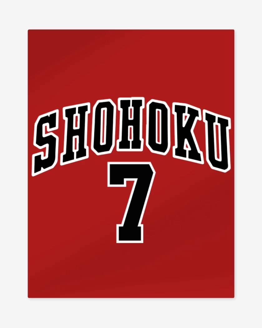 Print metalico Rojo de Shohoku 7