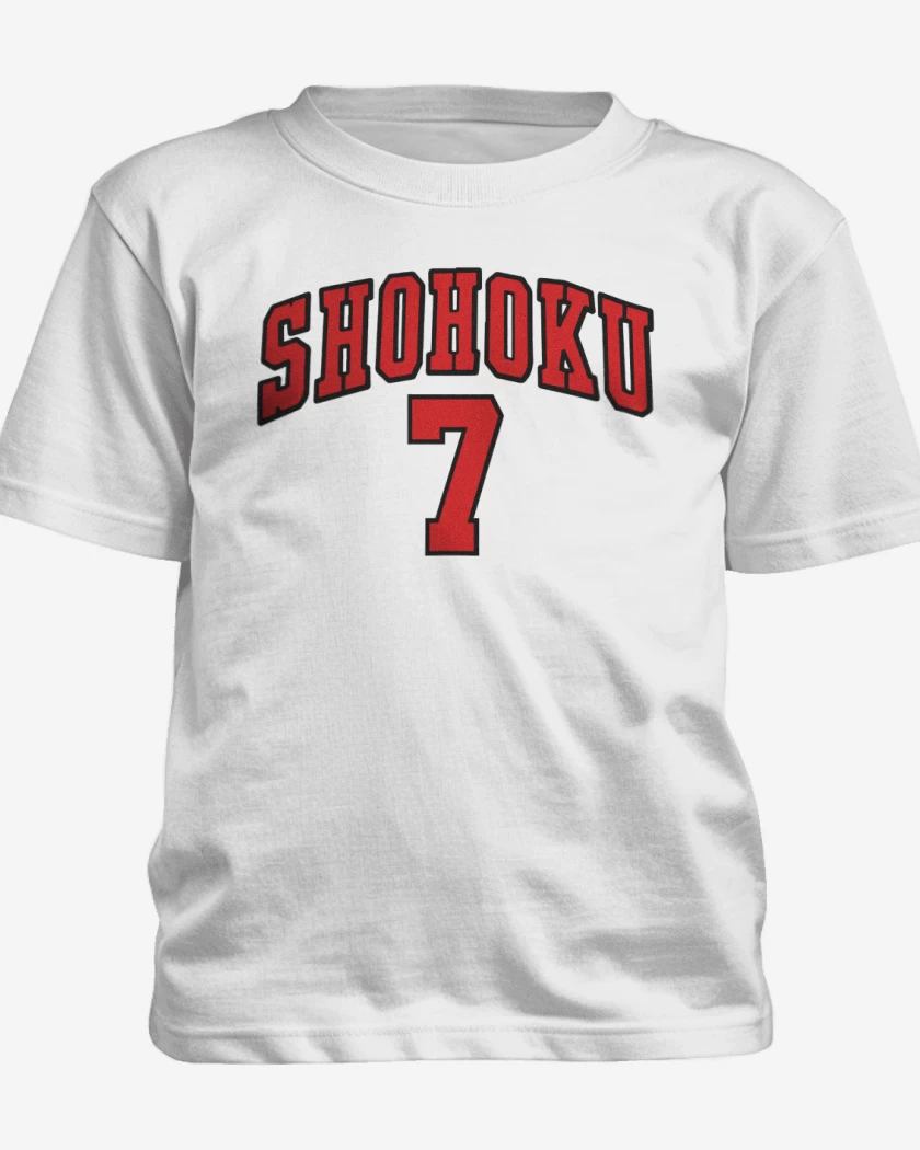 Polera de niño Blanco de Shohoku 7 Visita
