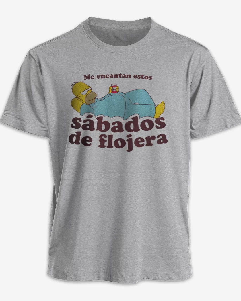 Polera Sábados de Flojera