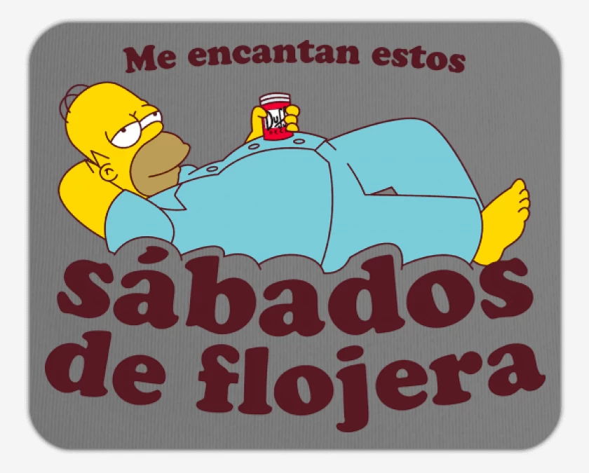 Mousepad Sábados de Flojera