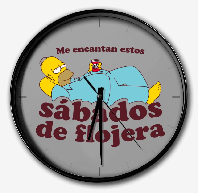 Reloj Gris Melange de Sábados de Flojera