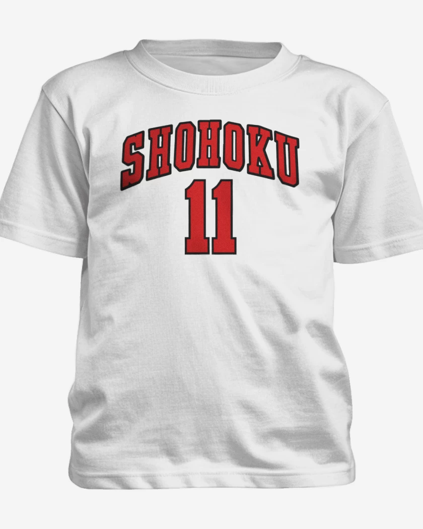Polera de niño Blanco de Shohoku 11 Visita 