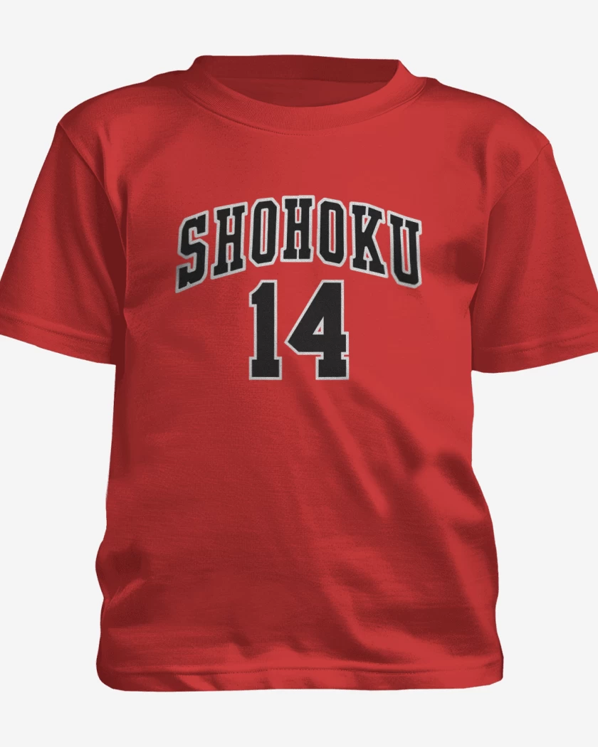 Polera de niño Rojo de Shohoku 14