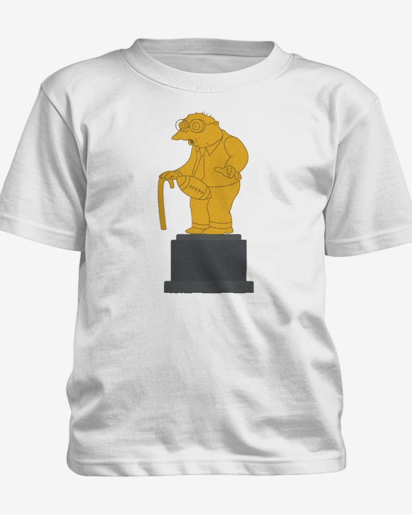 Polera de niño Blanco de Estatuilla Ganadora