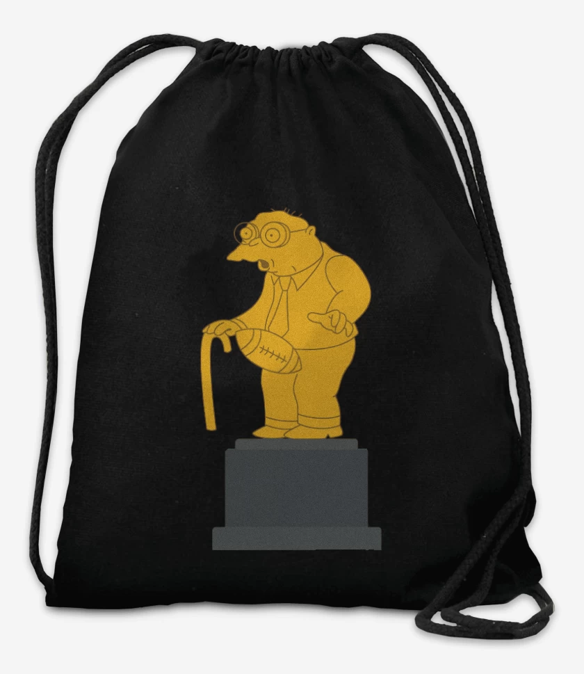 Mochila Negro de Estatuilla Ganadora