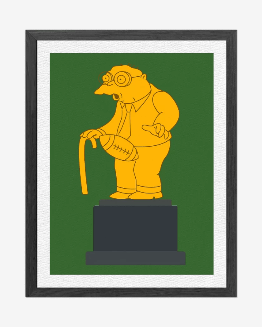 Cuadro decorativo Verde jade de Estatuilla Ganadora