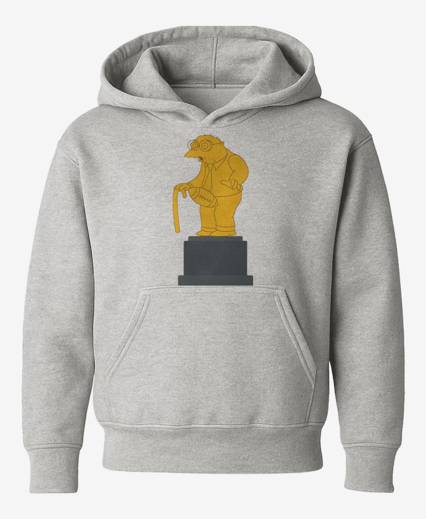 Poleron de niño Gris Melange de Estatuilla Ganadora