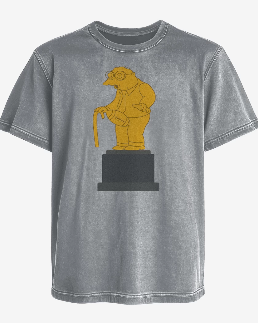 Polera desgastada Gris Melange de Estatuilla Ganadora