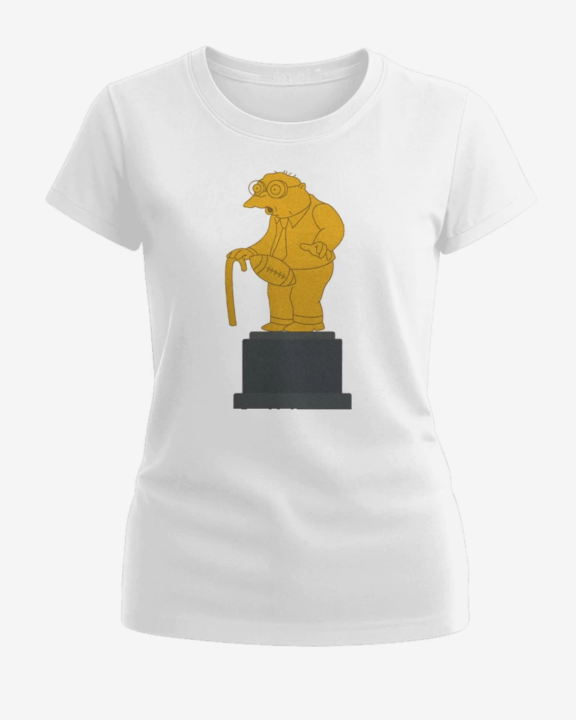 Polera de Mujer Blanco de Estatuilla Ganadora