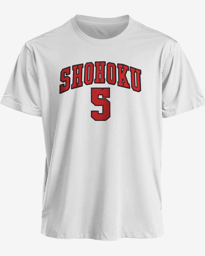 Polera premium Blanco de Shohoku 5 visita