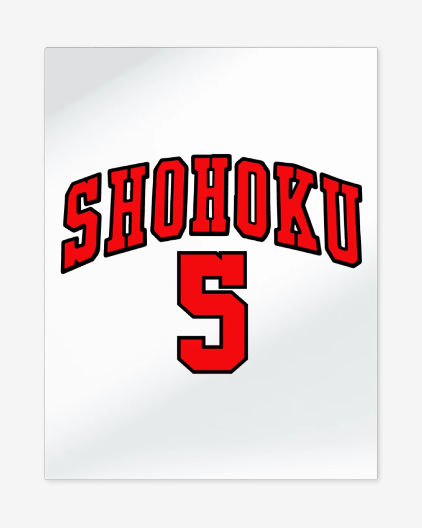 Print metalico Blanco de Shohoku 5 visita