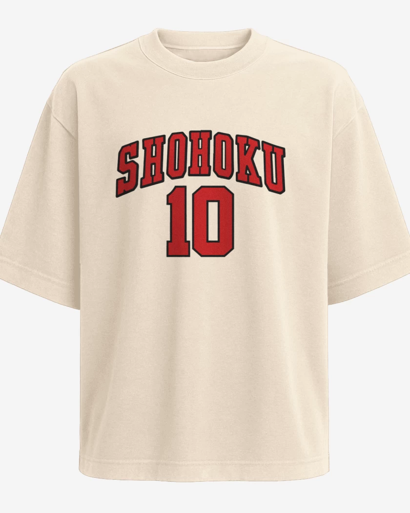 Polera Oversize Beige de Shohoku 10 visita