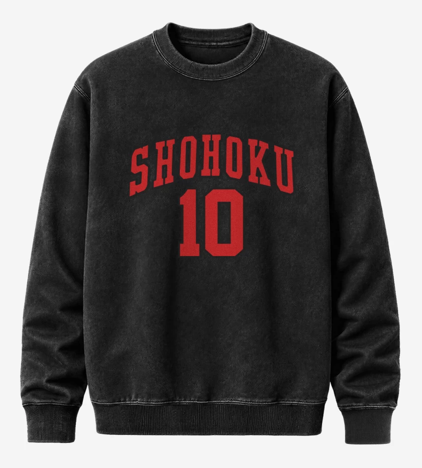 Poleron Polo Acid Wash Negro de Shohoku 10 visita