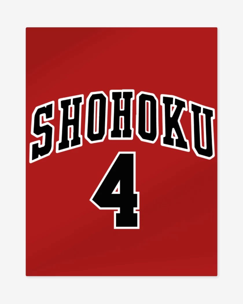 Print metalico Rojo de Shohoku 4