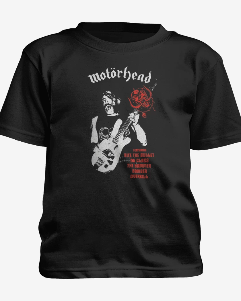 Polera de niño Negro de Motorhead lemmy