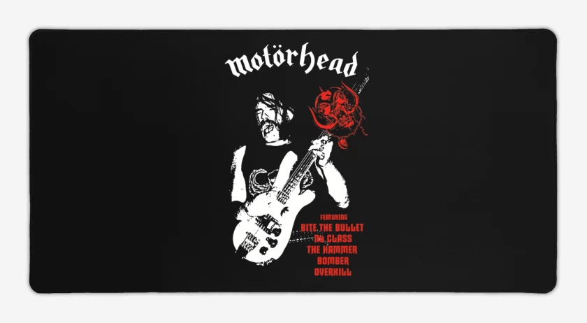 Mouse pad Gamer Negro de Motorhead lemmy