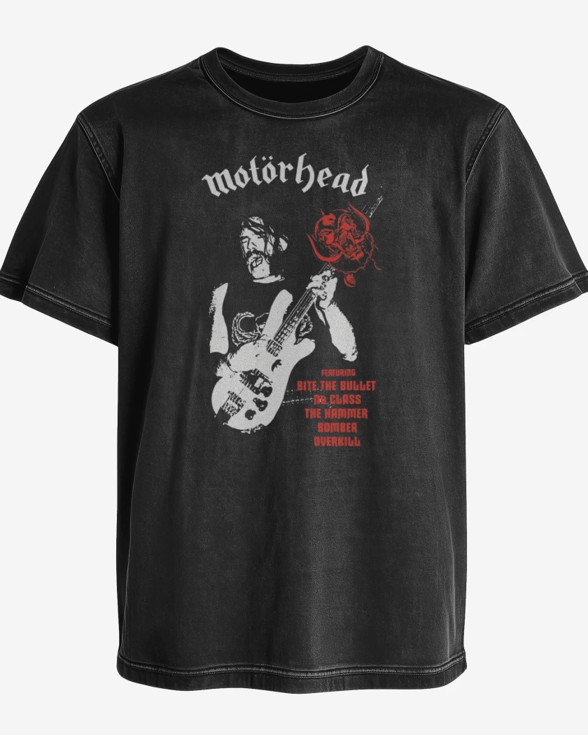 Polera desgastada Motorhead lemmy