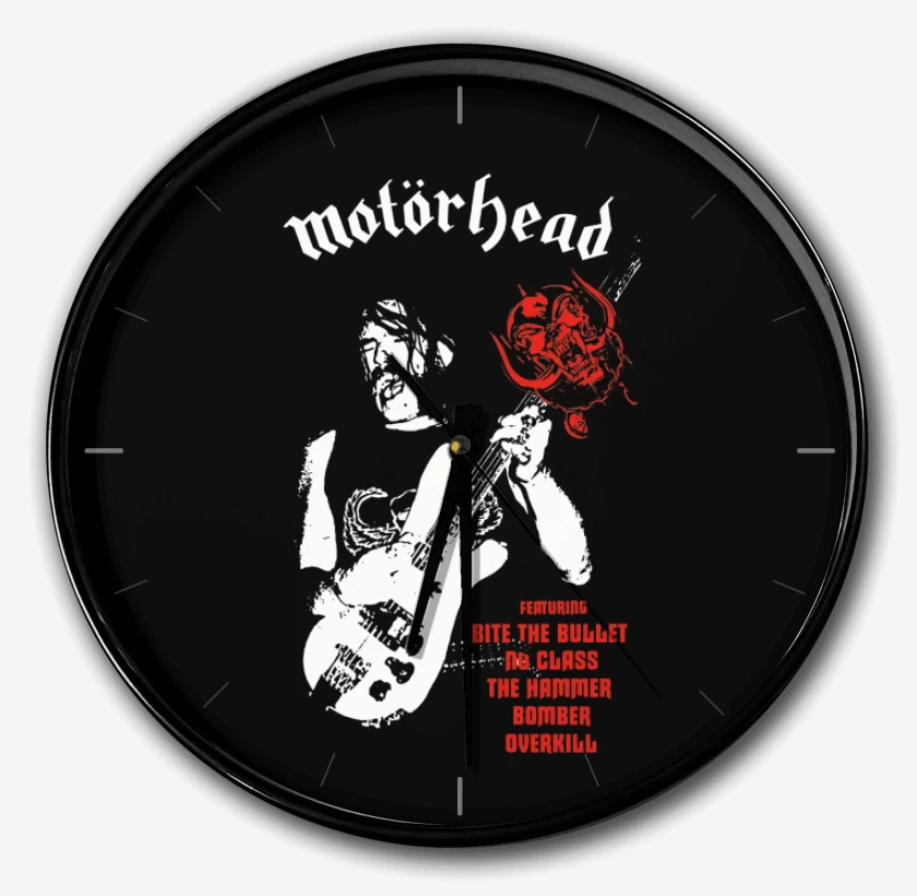 Reloj Negro de Motorhead lemmy