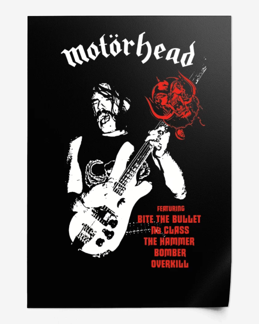 Print Motorhead lemmy