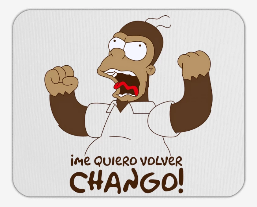 Mousepad Me Quiero Volver Chango