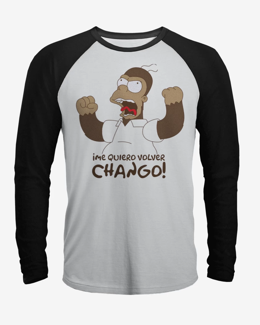 Polera Raglan Me Quiero Volver Chango