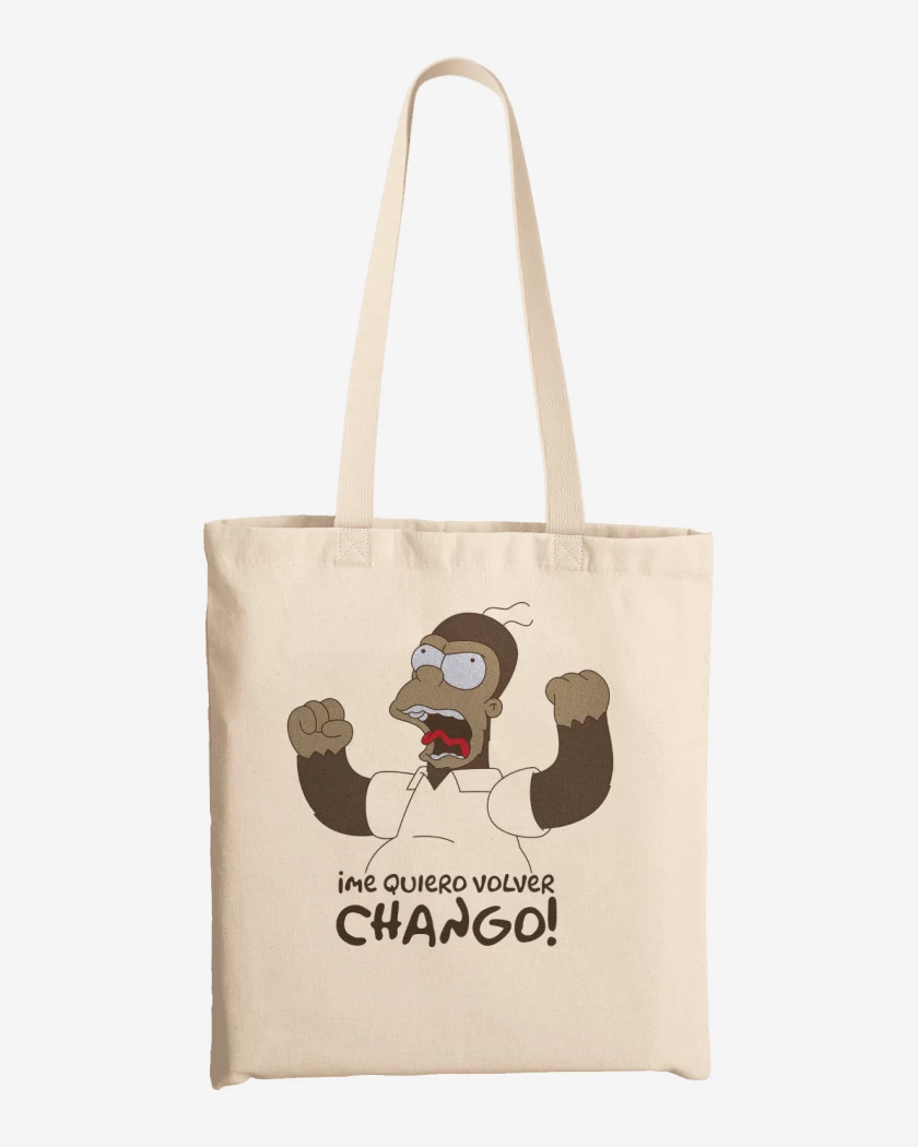 Totebag Me Quiero Volver Chango