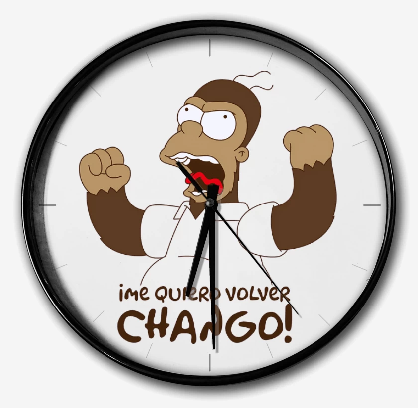 Reloj Blanco de Me Quiero Volver Chango