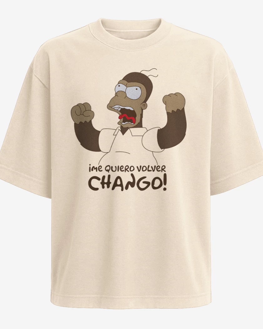 Polera Oversize Me Quiero Volver Chango