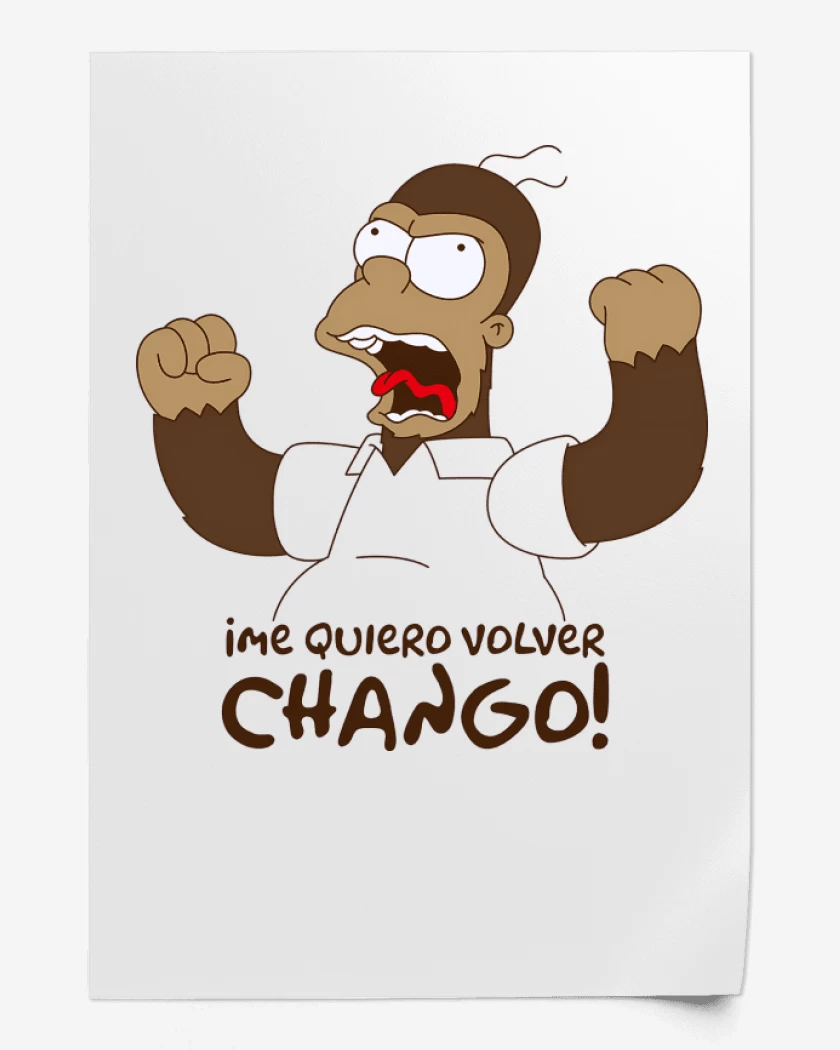 Print Me Quiero Volver Chango