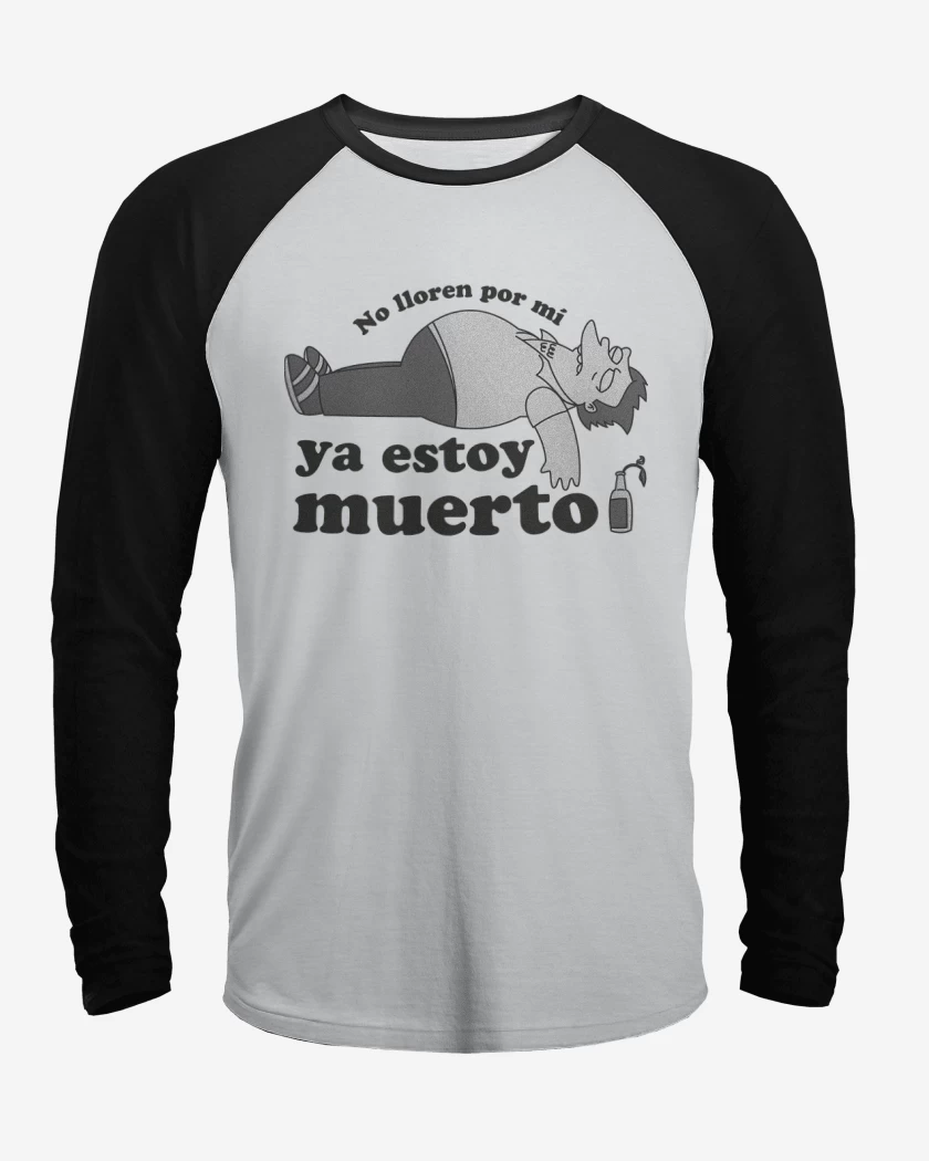 Polera Raglan Ya Estoy Muerto