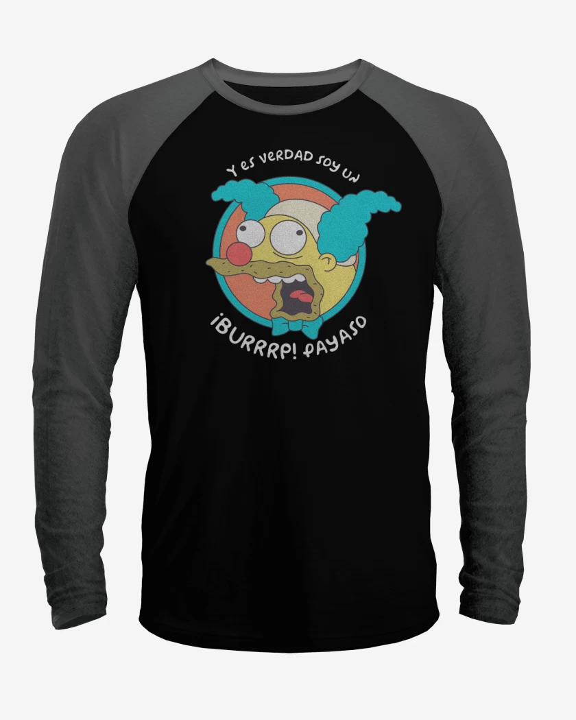 Polera Raglan Soy un Payaso